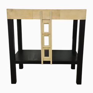 Vintage Lacquered Console Table, 1990s
