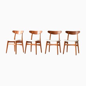 Vintage Stühle von Hans Wegner, 1960er, 4er Set