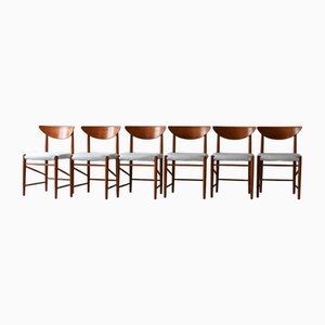 Chairs by Peter Hvidt, 1950s, Set of 6