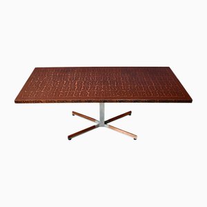 Scandinavian Brutalist Modular Copper Table from Ilse Möbel, 1960s