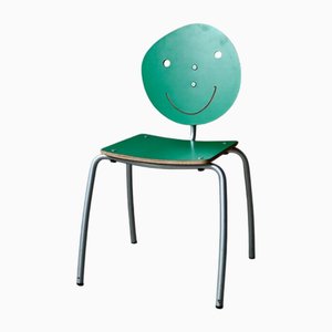 Silla infantil Smiley en verde de Agatha Ruiz De La Prada para Amat-3