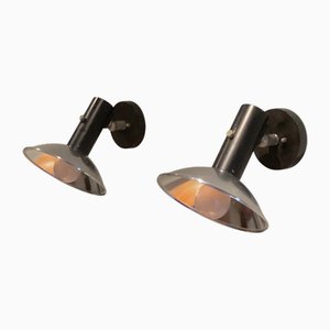 Lampade da parete di Raak Amsterdam, anni '60, set di 2