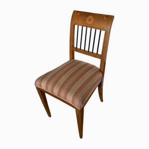 Sedia Biedermeier ceca in ciliegio