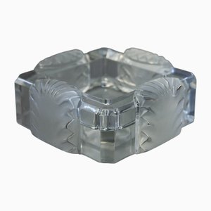 Aschenbecher aus Kristallglas von Marc Lalique, Frankreich, 1944