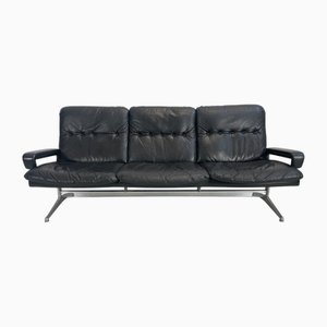 Canapé Vintage en Cuir attribué à A. Vandenbeuck pour Strässle, 1970