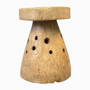 Large African Mortar in Log