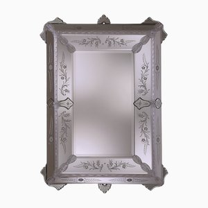 Miroir Vénitien en Verre de Murano par Fratelli Tosi