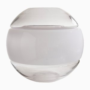 Kugelförmige Tischlampe aus Glas von Carlo Nason für Linea Gb, Italien, 1970er