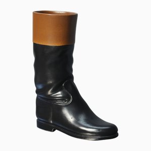 Leather Boot Shaped Ceramic Vase by Poterie Pol Chambost Paris, France, 1950s