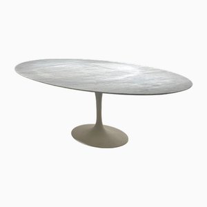 Ovaler Marmortisch von Eero Saarinen für Knoll