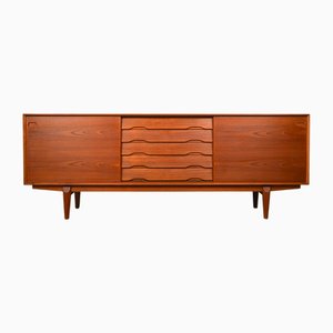 Mid-Century Danish Teak Sideboard by Henry Rosengren Hansen for Skovby, 1960s