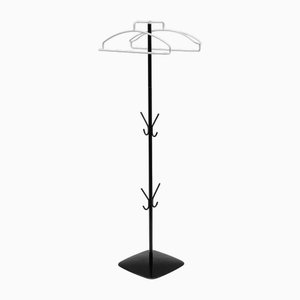 Vintage Black and White Valet Stand, 1970s