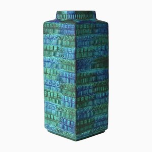 Jarrón Fat Lava grande de Bay Keramik, años 70