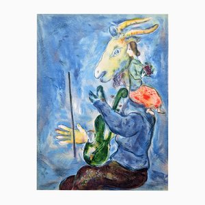 Marc Chagall, Spring, 1938, Original Lithograph and Stencil on Paper