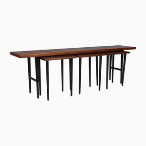 Stacking Table in Rosewood attributed to Kurt Østervig for Jason Møbler, 1960s