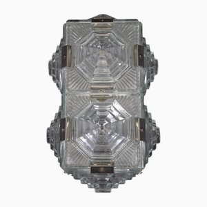 Wall Glass Light attributed to Kamenicky Senov, Czechoslovakia, 1970s