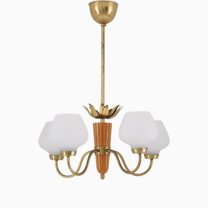 Mid-Century Swedish Pendant attributed to Asea, 1950s