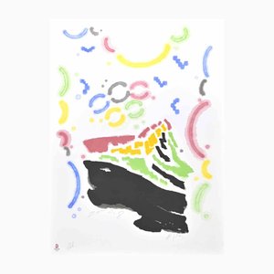 Mu Liu, The Lucky Cloud, Lithograph, 2008