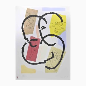 Rafael Canogar, Los Juegos, Lithograph, 2008