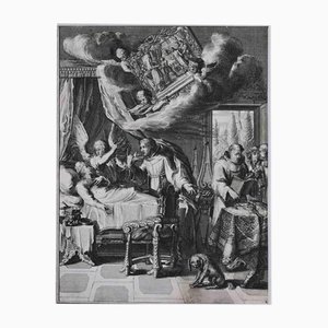 Romeyn de Hooghe, La Manière de se Bien Preparer à la Mort, Acquaforte, 1700