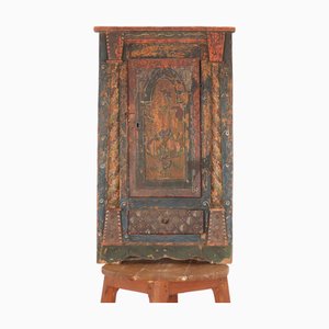 Austrian Original Painted Hanging Cupboard