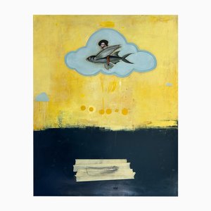 Michele Mikesell, Ibn Battuta, Öl auf Leinwand, 2022