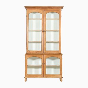 Großer englischer Schrank aus Kiefernholz, 1880