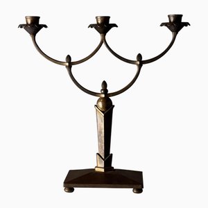 Secessionist Four-Candle Candelabra, Vienna, 1900s
