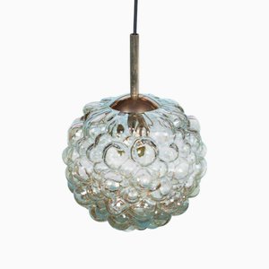 Space Age Glass Hanging Lamp by Helena Tynell