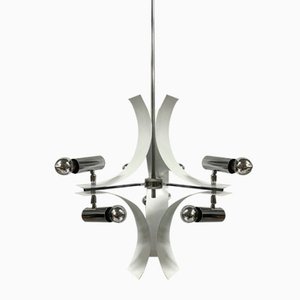 Chandelier with Spotlights attributed to Reggiani, 1970s