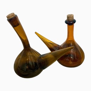 Vintage Hand-Blown Porrons, 1960s, Set of 2