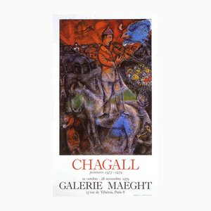 Marc Chagall, Geiger, 1979, Siebdruck
