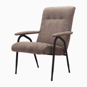 Vintage Italian Grey Armchair, 1970s