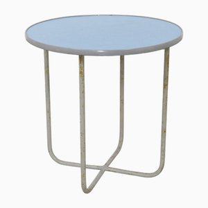 Dutch Bauhaus Round Side Table, 1930s