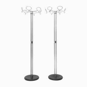 Vintage Italian Plated Metal Coat Rack by Valenti Luce, 1960s
