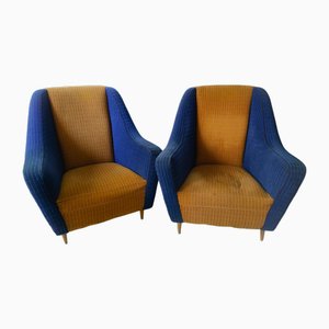 Set of Mid-Century Modern Armchairs in the style of Munari, 1960s