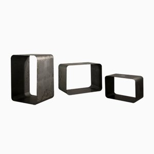 Tavolini Space Age attribuiti a Kappa, Francia, anni '70, set di 3