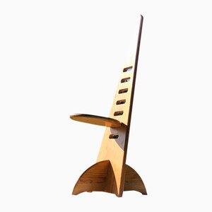 Sedia scultorea postmoderna attribuita a Gijs Boelaars, Olanda, anni '70