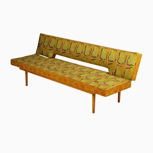 Sofá cama plegable Mid-Century de Miroslav Navrátil, ex Czechoslovakia, años 60