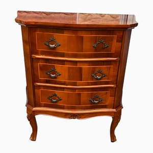 Wood 3 Drawer Inlaid Chest of Drawers from Unbekannt, 1960s