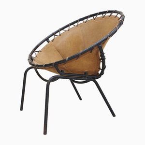 Mid-Century Modern Lounge Chair by Lusch Erzeugnis for Lusch & Co, 1960s
