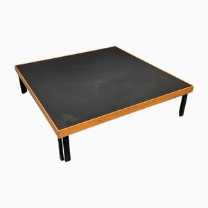 Low Slate and Walnut Coffee Table by Piero De Martini for Cassina, 1980s