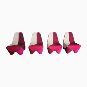 Italian Binta Armchairs by Philippe Bestenheider for Moroso, Set of 4