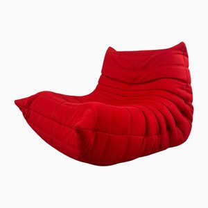 Togo 1-Sitzer Sofa in Rot von Ligne Roset