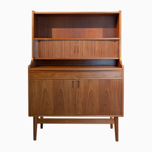 Danish Teak Highboard Desk attributed to Børge Mogensen, 1970s