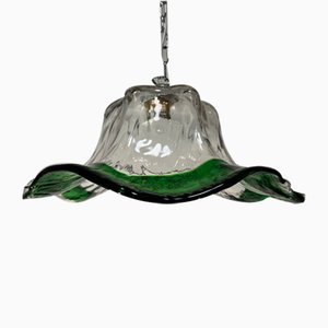 Lampe à Suspension en Verre Murano de Mazzega, 1960s
