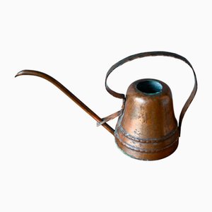 Brutalist Hammered Copper Watering Can, 1960s
