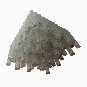 Space Age Glass Tube Ceiling Lamp from Doria Leuchten, Germany 1960s