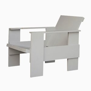 Sedia in compensato attribuita a Gerrit Rietveld, anni '70
