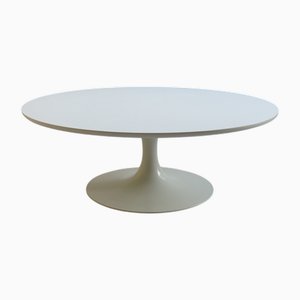 Weißer Tulip Couchtisch von Maurice Burke für Arkana 105, 1960er